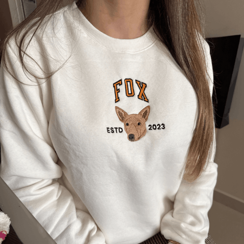 Moletom Unissex - Bordado Foto Pet