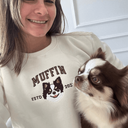 Moletom Unissex - Bordado Foto Pet
