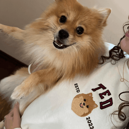 Moletom Unissex - Bordado Foto Pet