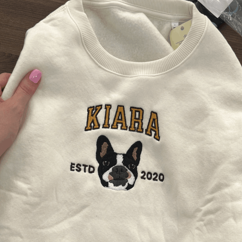 Moletom Unissex - Bordado Foto Pet