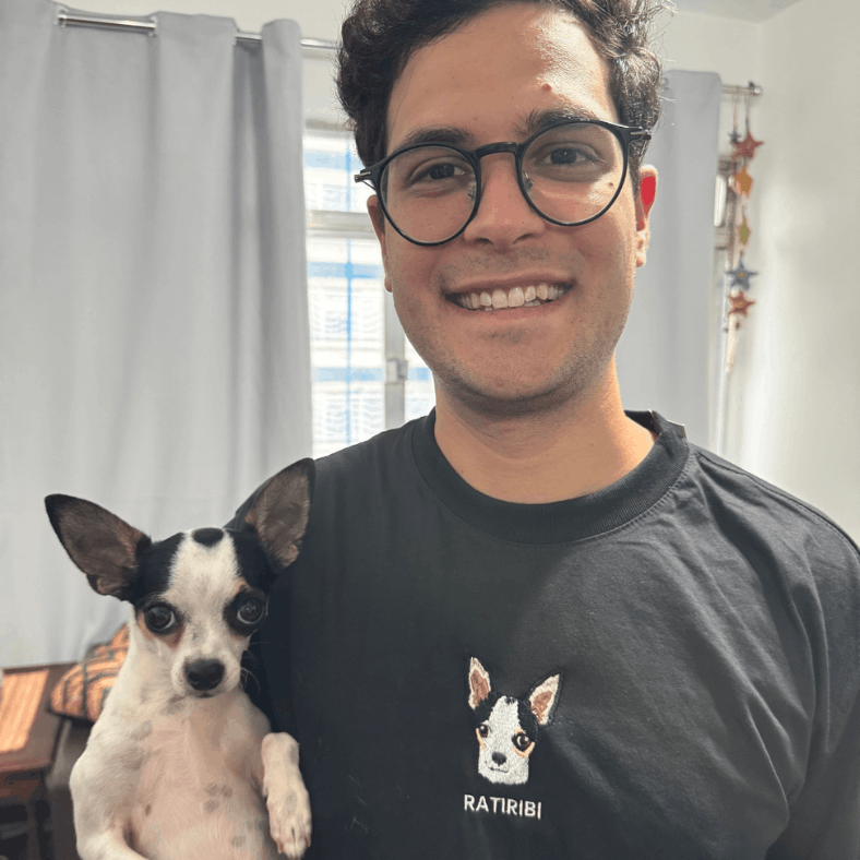 Camiseta Streetwear - Bordado Foto Pet