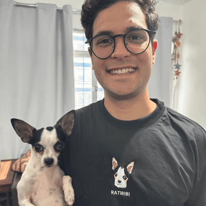 Camiseta Streetwear - Bordado Foto Pet