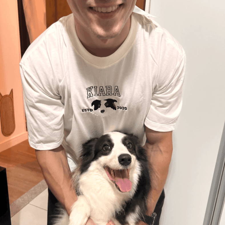 Camiseta Streetwear - Bordado Foto Pet