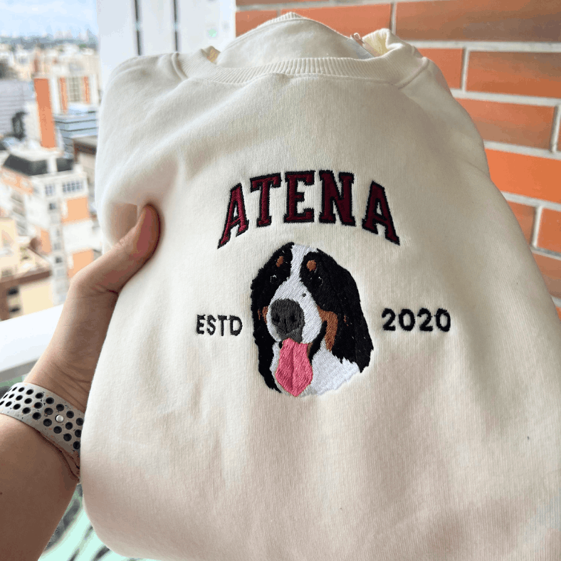 Moletom Unissex - Bordado Foto Pet