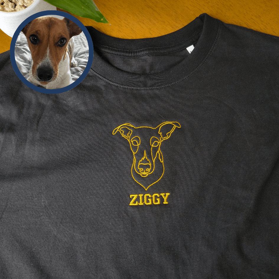 Camiseta Streetwear - Bordado Pet em Linhas