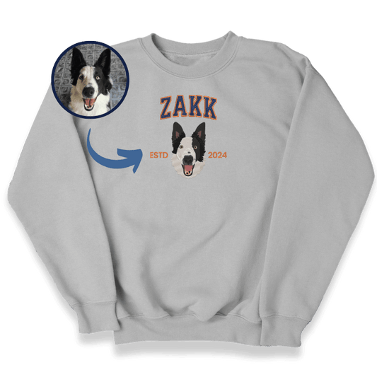 Moletom Unissex - Bordado Foto Pet