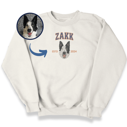 Moletom Unissex - Bordado Foto Pet