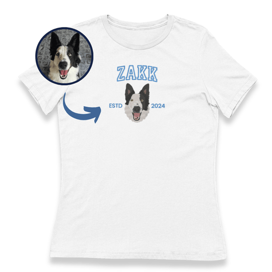 Babylook - Bordado Foto Pet