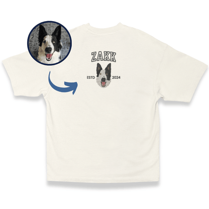Camiseta Streetwear - Bordado Foto Pet