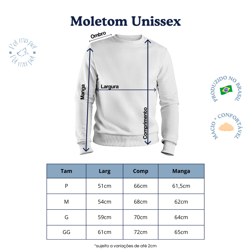 Moletom - Rostinho Pet (Versão College)