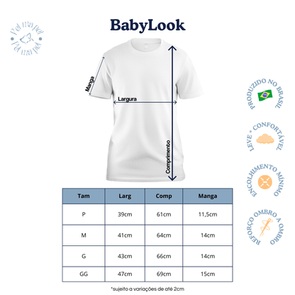 Babylook - Rostinho Pet (Versão College)