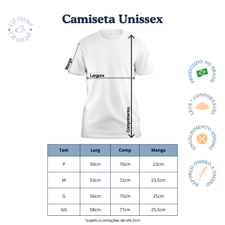 Camiseta Unissex - Rostinho Pet